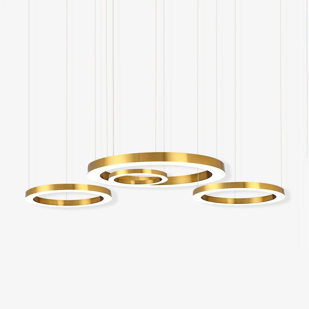 Lustra Lampe Pendante Dorée Moderne - Neutralighting