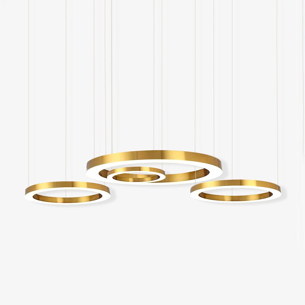 Lustra Lampe Pendante Dorée Moderne - Neutralighting