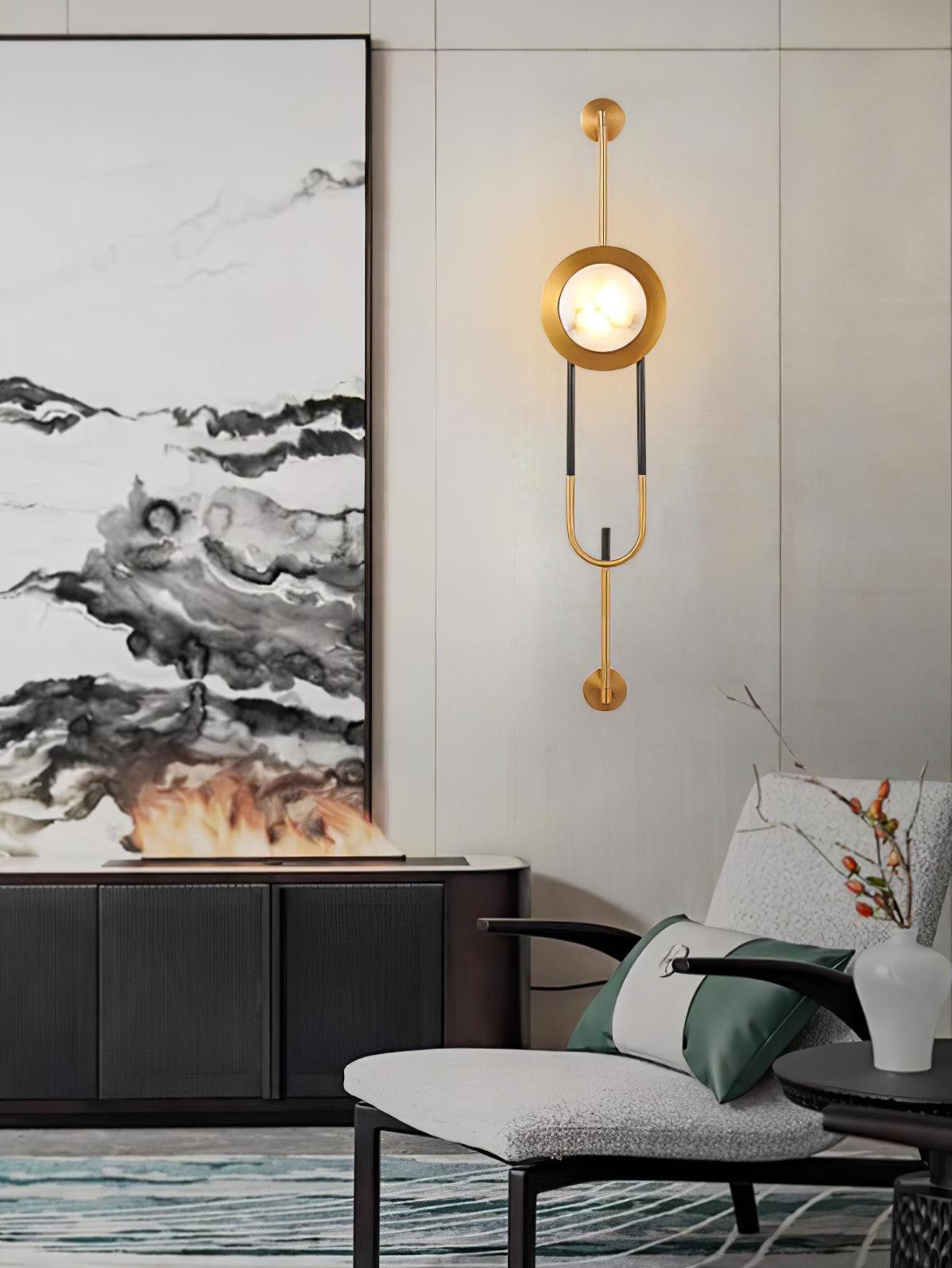 Miles Applique Murale Moderne en Marbre - Neutralighting