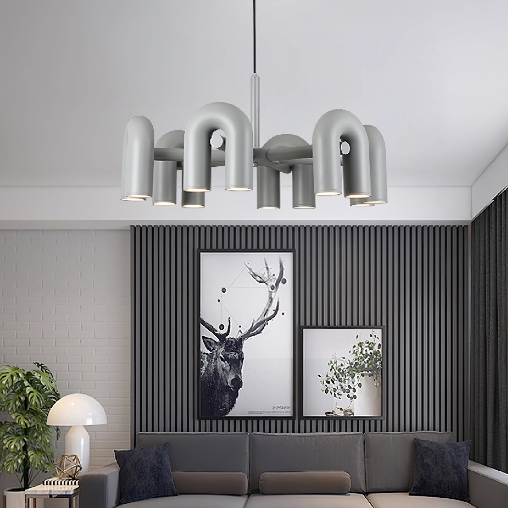 Lustra Chandelier Cirkus en Forme de U - Neutralighting