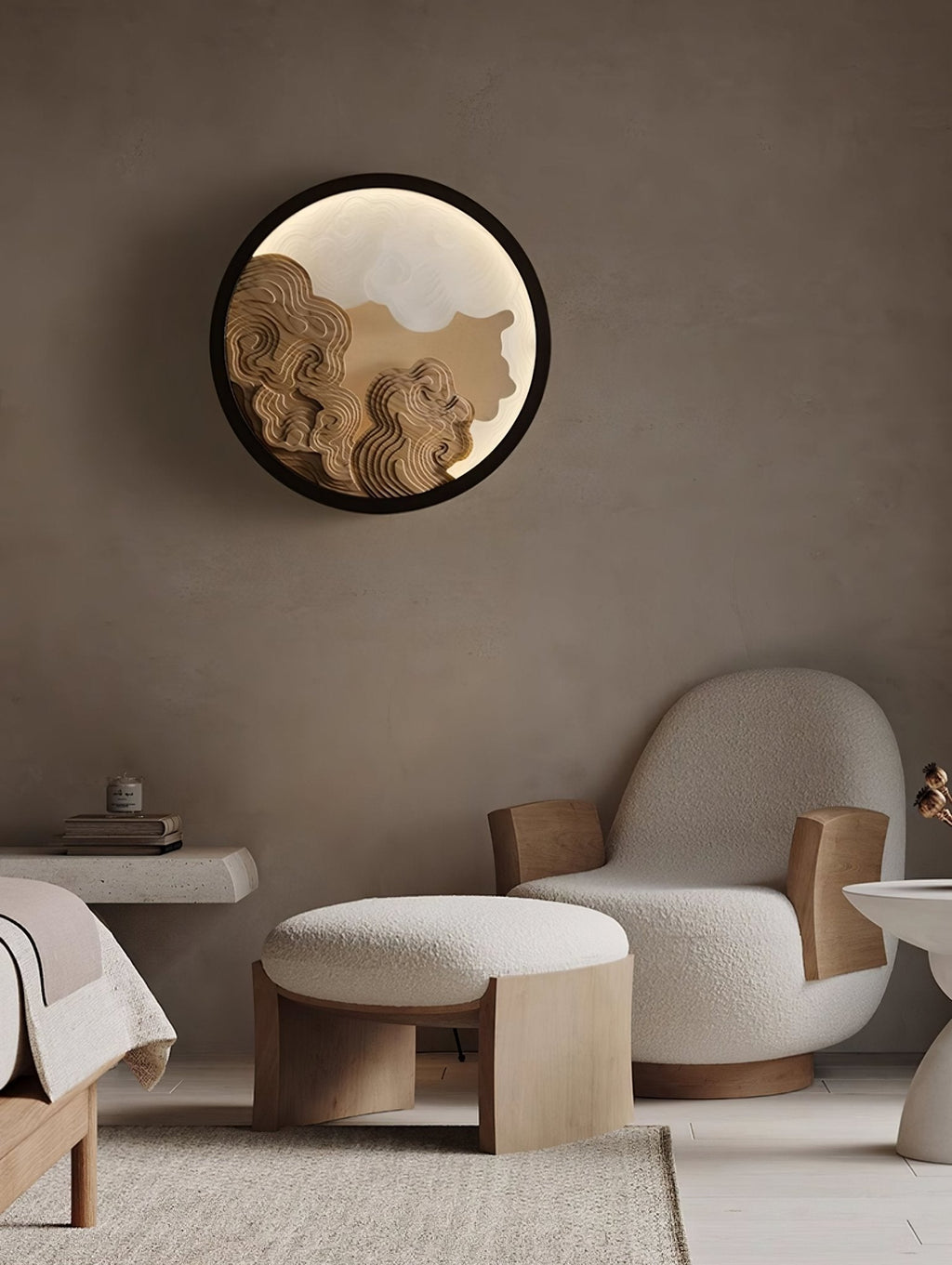 Grayson Applique Murale en Bois Moderne - Neutralighting