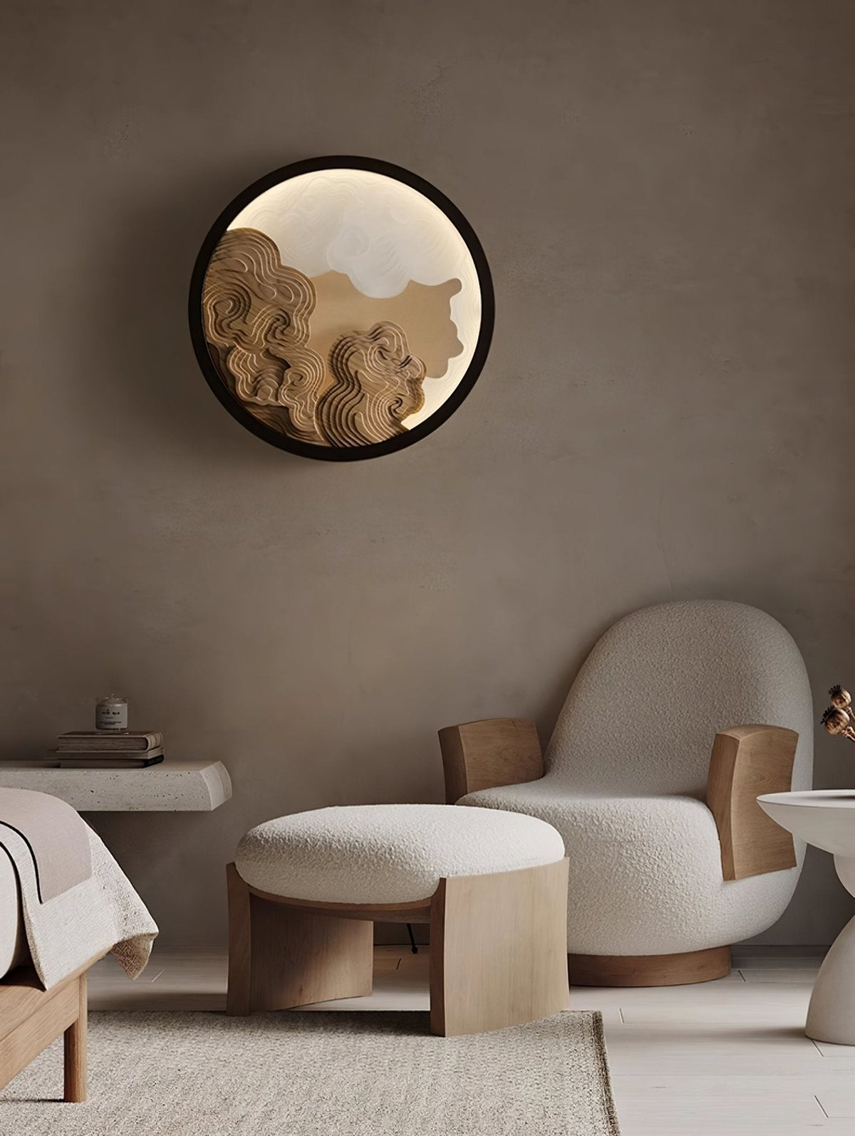 Grayson Applique Murale en Bois Moderne - Neutralighting