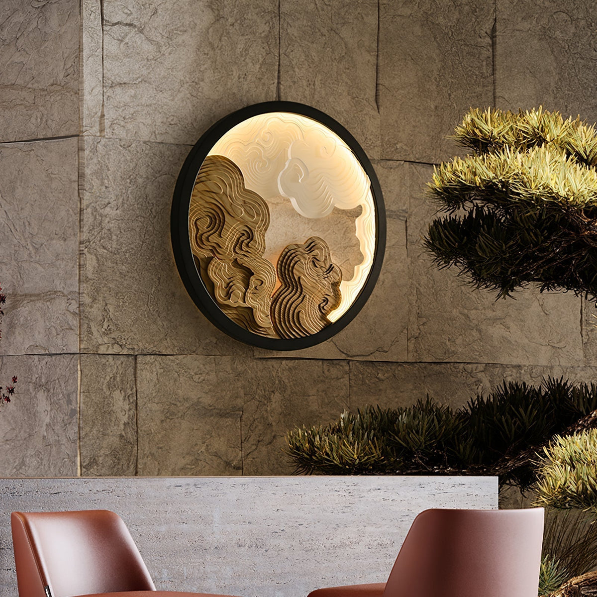 Grayson Applique Murale en Bois Moderne - Neutralighting