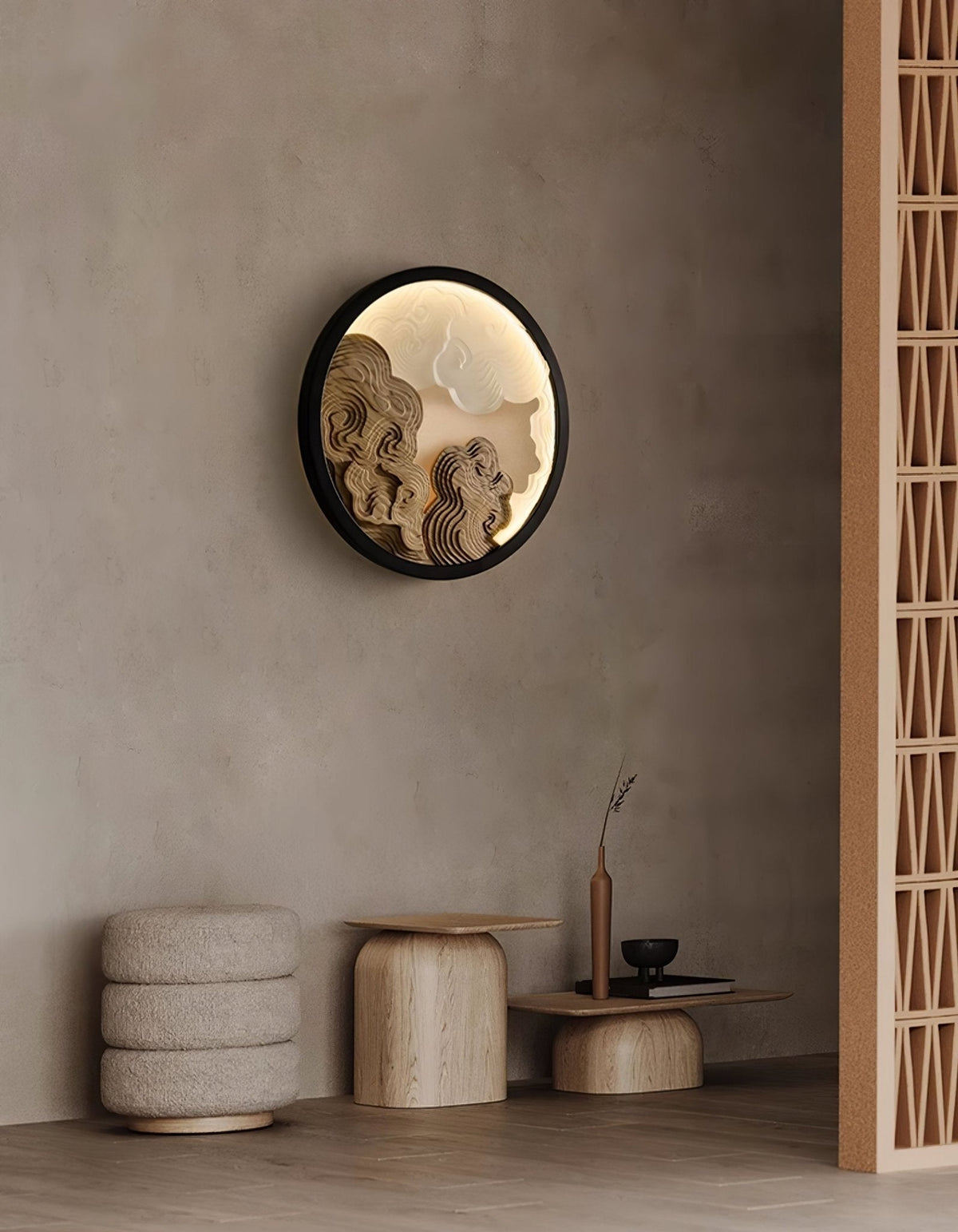 Grayson Applique Murale en Bois Moderne - Neutralighting