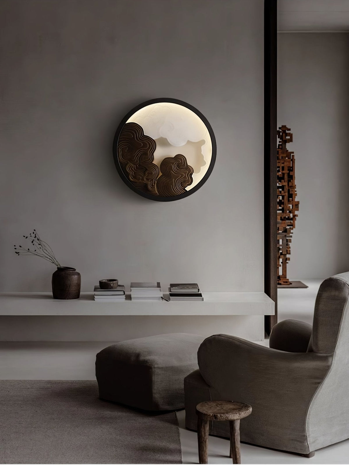 Grayson Applique Murale en Bois Moderne - Neutralighting