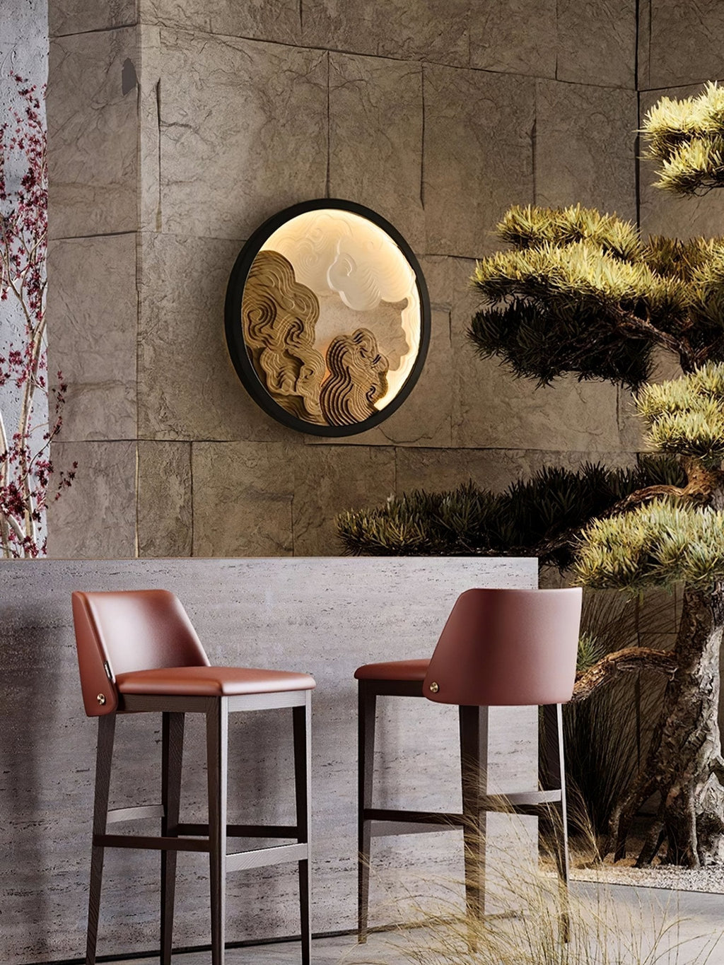 Grayson Applique Murale en Bois Moderne - Neutralighting