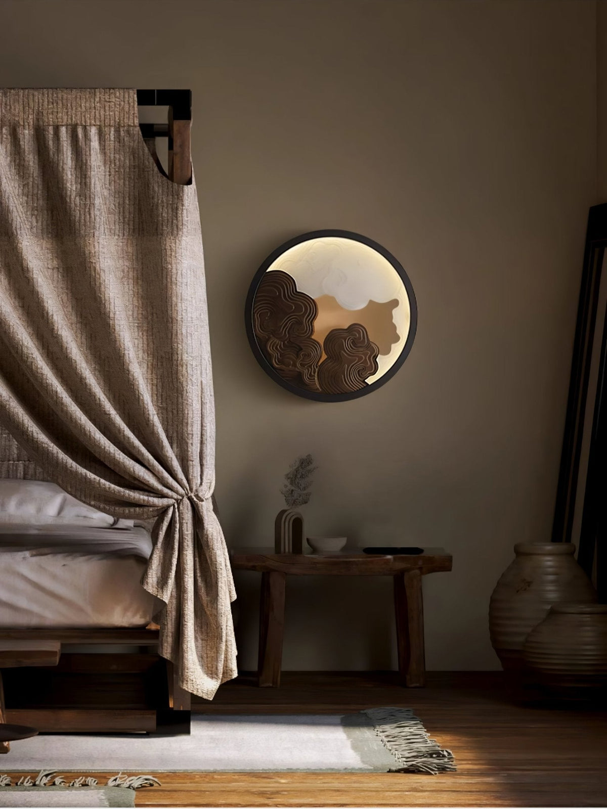Grayson Applique Murale en Bois Moderne - Neutralighting