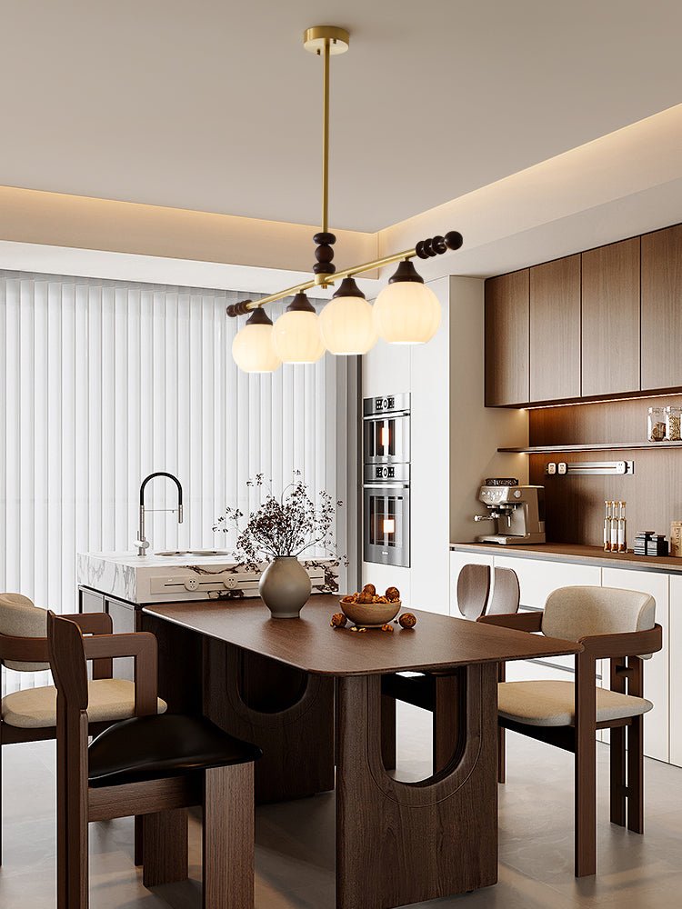 Vosole Lustre Vintage Traditionnel Élégant en Bois - Neutralighting