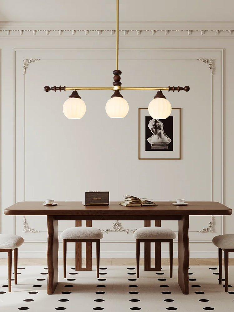 Vosole Lustre Vintage Traditionnel Élégant en Bois - Neutralighting