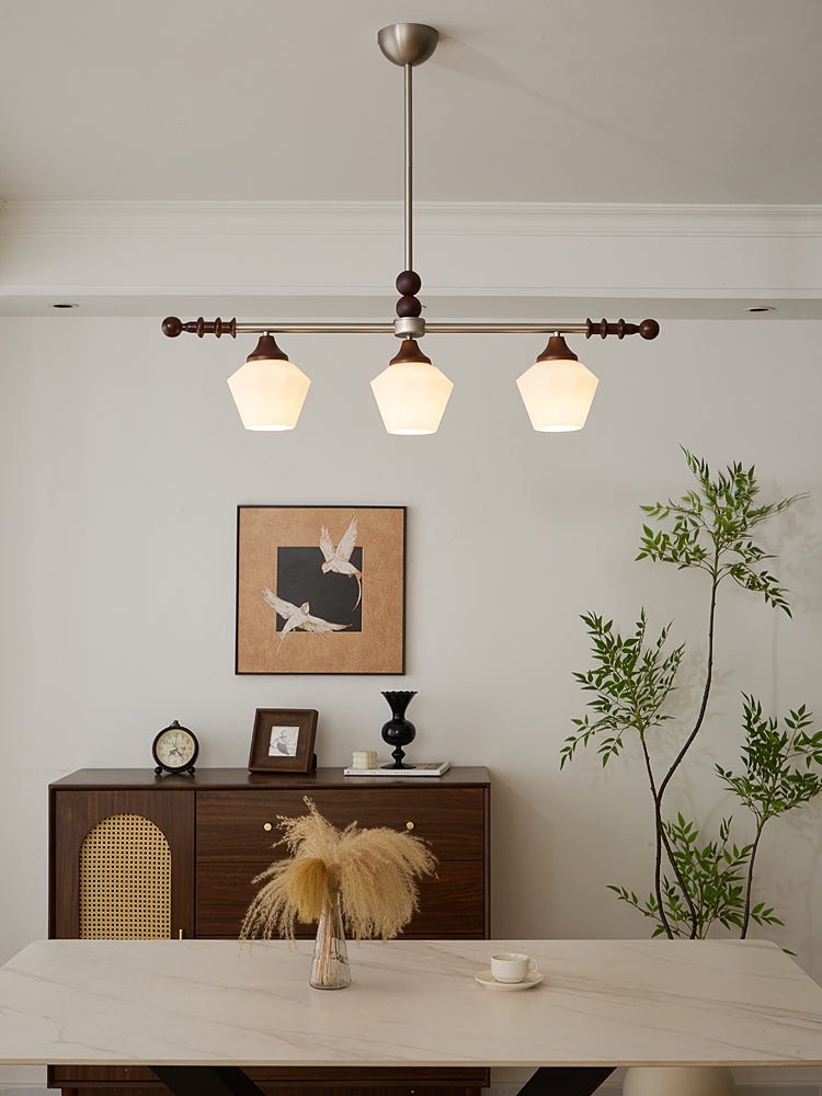 Vosole Lustre Vintage Traditionnel Élégant en Bois - Neutralighting