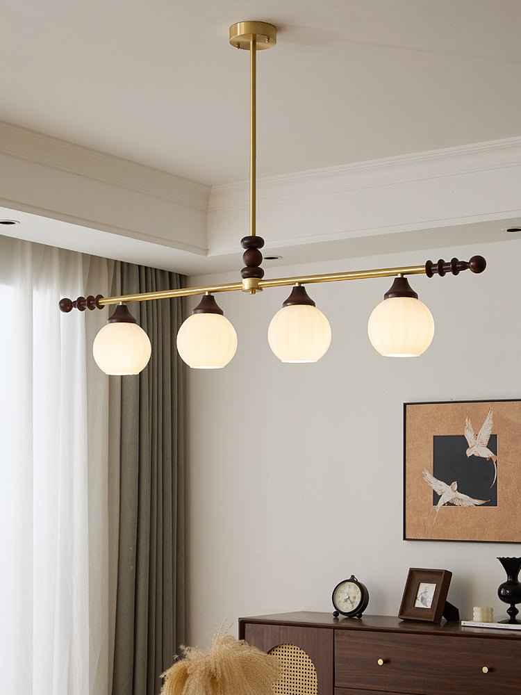 Vosole Lustre Vintage Traditionnel Élégant en Bois - Neutralighting