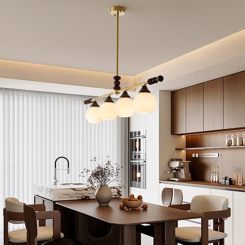 Vosole Lustre Vintage Traditionnel Élégant en Bois - Neutralighting