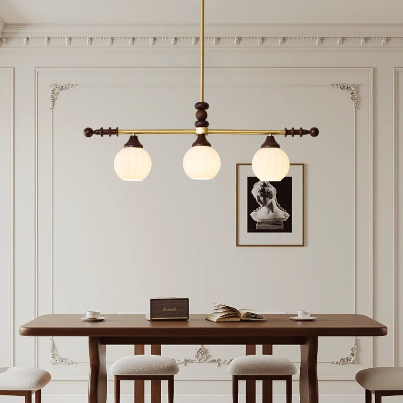 Vosole Lustre Vintage Traditionnel Élégant en Bois - Neutralighting