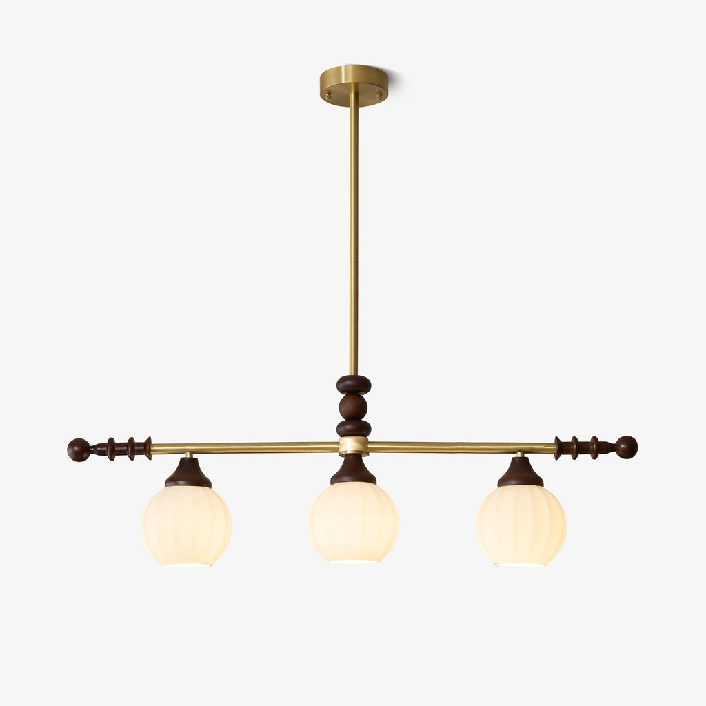 Vosole Lustre Vintage Traditionnel Élégant en Bois - Neutralighting