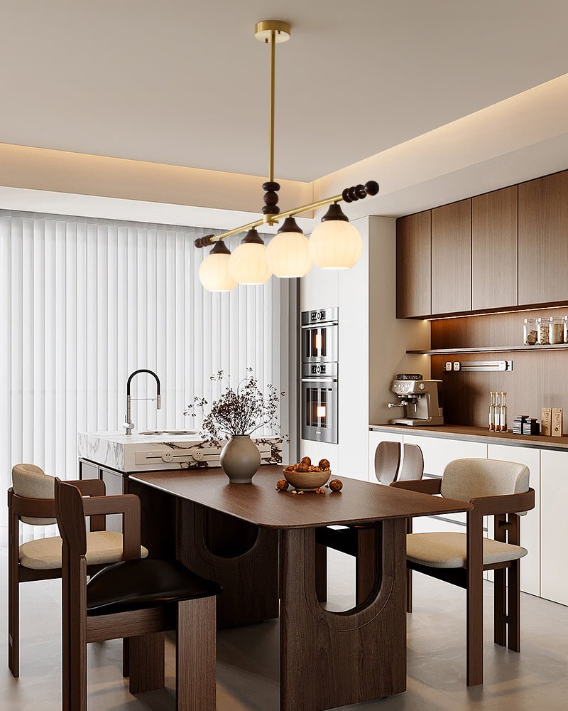 Vosole Lustre Vintage Traditionnel Élégant en Bois - Neutralighting