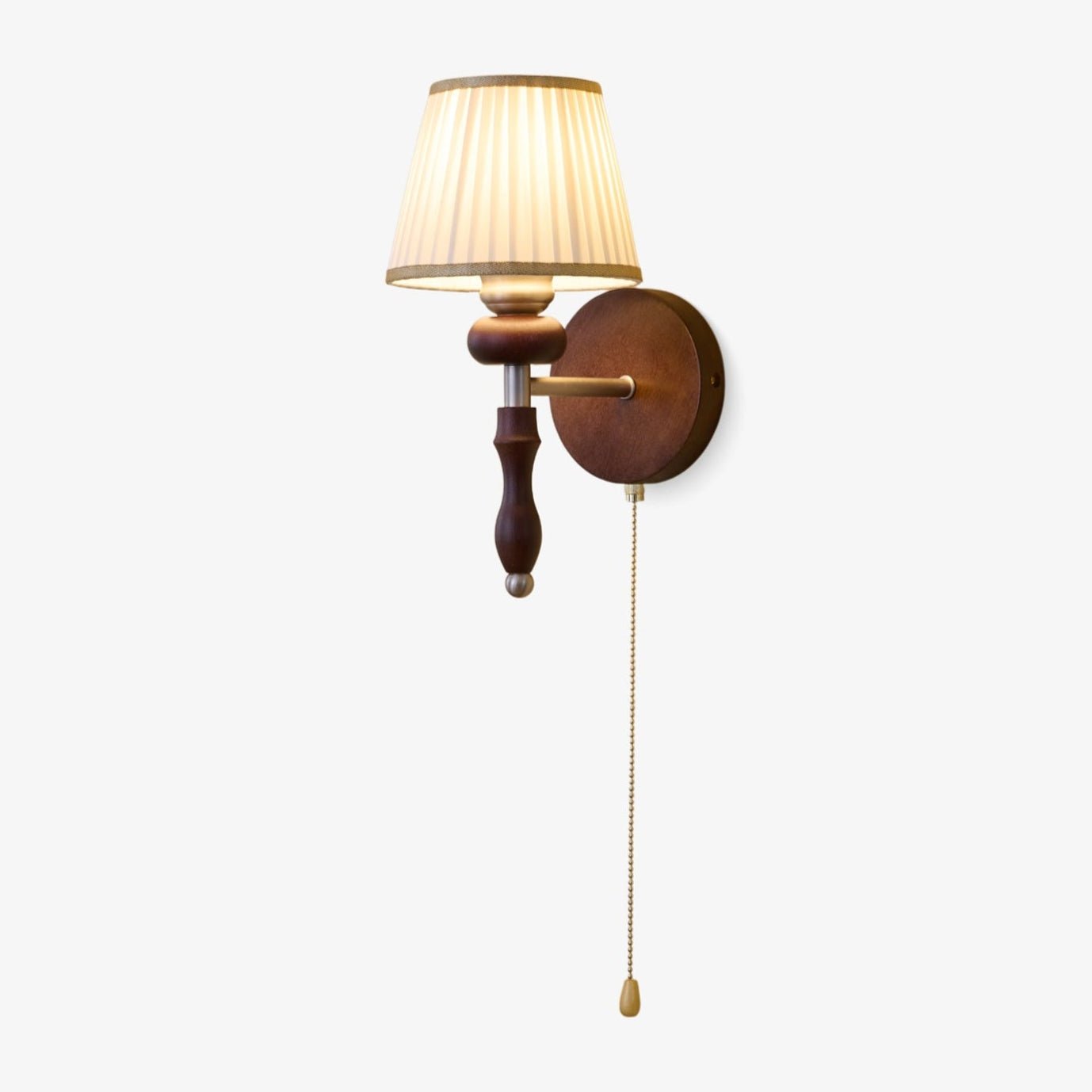 Eshae Applique Murale en Tissu et Bois Premium - Neutralighting