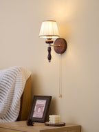 Eshae Applique Murale en Tissu et Bois Premium - Neutralighting