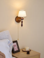Eshae Applique Murale en Tissu et Bois Premium - Neutralighting