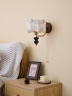 Eshae Applique Murale en Tissu et Bois Premium - Neutralighting