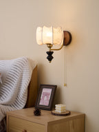 Eshae Applique Murale en Tissu et Bois Premium - Neutralighting