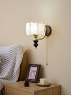Eshae Applique Murale en Tissu et Bois Premium - Neutralighting