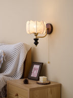 Eshae Applique Murale en Tissu et Bois Premium - Neutralighting