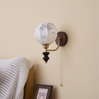 Eshae Applique Murale en Tissu et Bois Premium - Neutralighting