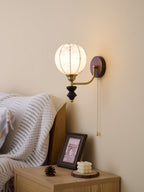 Eshae Applique Murale en Tissu et Bois Premium - Neutralighting