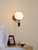 Eshae Applique Murale en Tissu et Bois Premium - Neutralighting