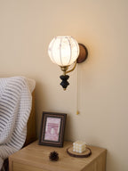 Eshae Applique Murale en Tissu et Bois Premium - Neutralighting