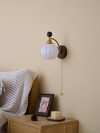 Eshae Applique Murale en Tissu et Bois Premium - Neutralighting