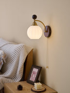 Eshae Applique Murale en Tissu et Bois Premium - Neutralighting