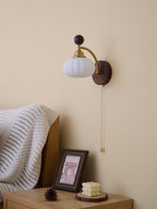 Eshae Applique Murale en Tissu et Bois Premium - Neutralighting
