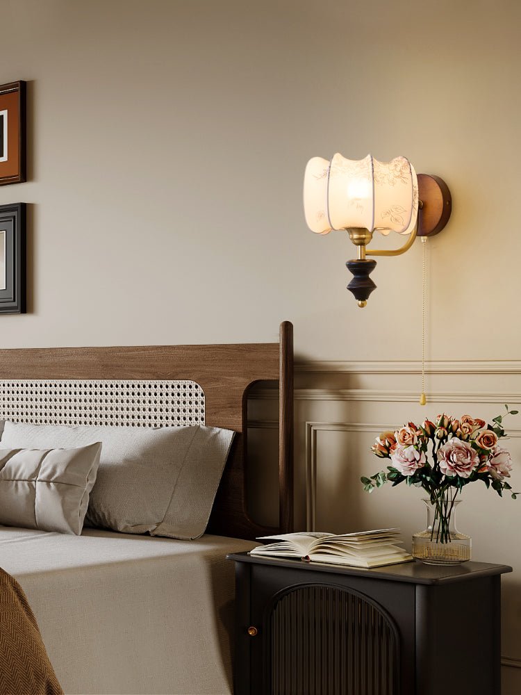 Eshae Applique Murale en Tissu et Bois Premium - Neutralighting