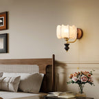 Eshae Applique Murale en Tissu et Bois Premium - Neutralighting