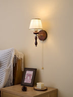 Eshae Applique Murale en Tissu et Bois Premium - Neutralighting