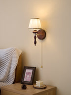 Eshae Applique Murale en Tissu et Bois Premium - Neutralighting