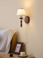 Eshae Applique Murale en Tissu et Bois Premium - Neutralighting