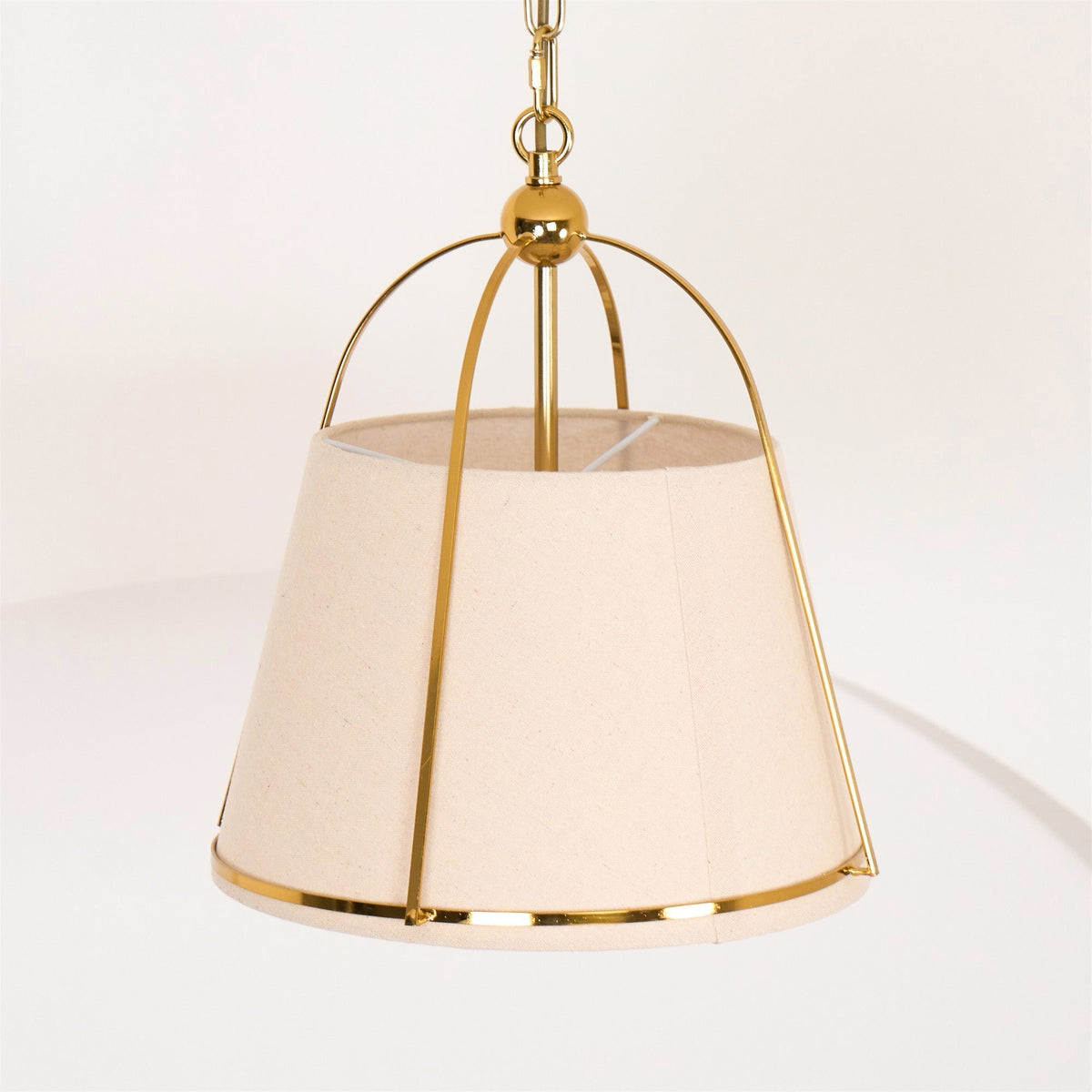 Yonder Lampe Pendante Métal Laiton Tissu Classique Traditionnel - Neutralighting