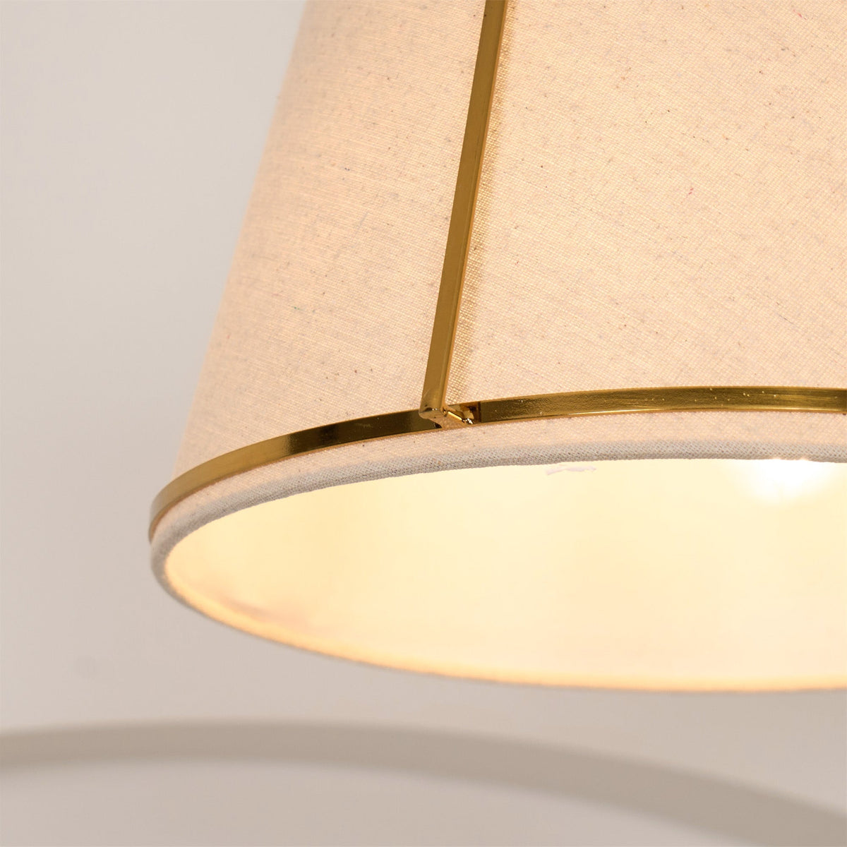 Yonder Lampe Pendante Métal Laiton Tissu Classique Traditionnel - Neutralighting