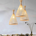 Ritta Suspension Cône Vintage, Bambo, Bois, Salon - Neutralighting