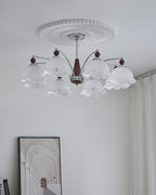 Claudia Lustre Abat-jours Dépoli Volants Floraux - Neutralighting