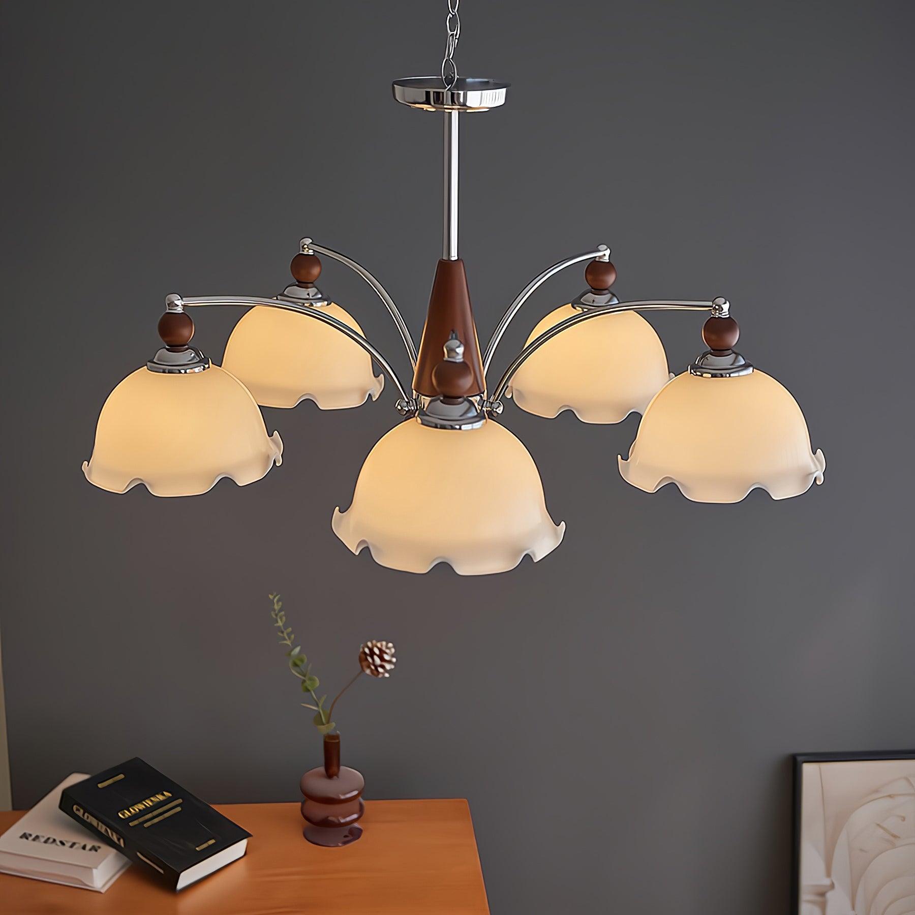 Lustre Claudia Fleurs Élégance Florale Vintage - Neutralighting