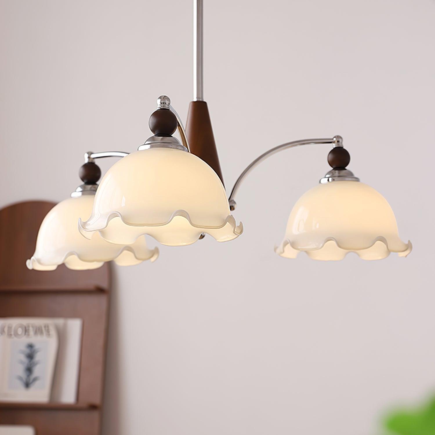 Lustre Claudia Fleurs Élégance Florale Vintage - Neutralighting