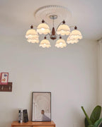 Claudia Lustre Abat-jours Dépoli Volants Floraux - Neutralighting