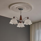 Claudia Lustre Abat-jours Dépoli Volants Floraux - Neutralighting
