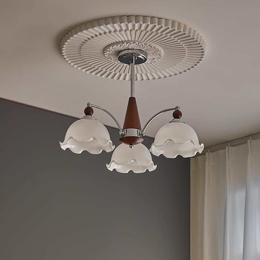 Lustre Claudia Fleurs Élégance Florale Vintage - Neutralighting