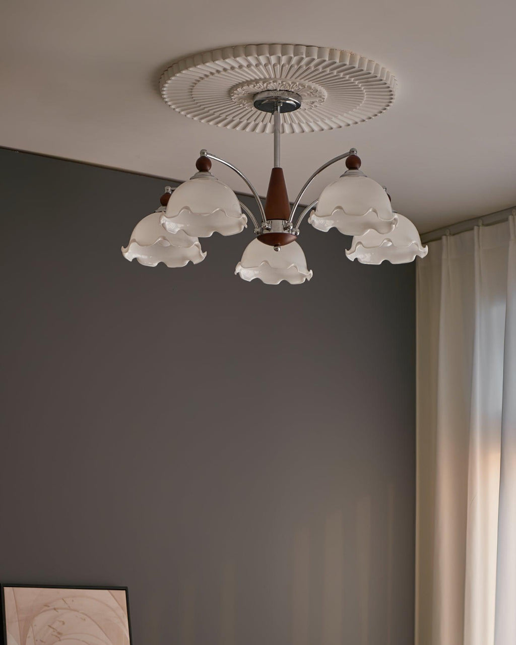 Lustre Claudia Fleurs Élégance Florale Vintage - Neutralighting