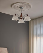 Claudia Lustre Abat-jours Dépoli Volants Floraux - Neutralighting