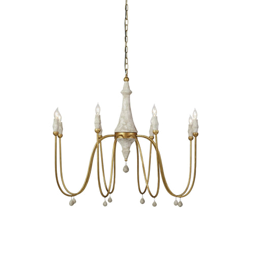 Arcad Chandelier Métal Bois Industriel Vintage - Neutralighting